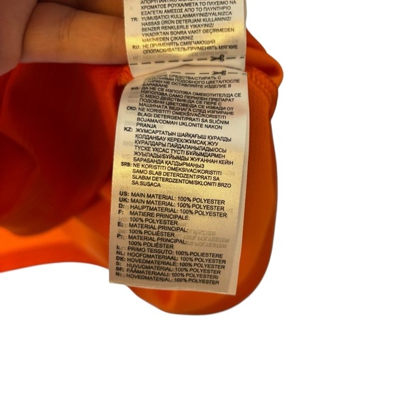 Adidas Men’s University of Miami Canes Orange Polo-Size XXL - Picture 6 of 7